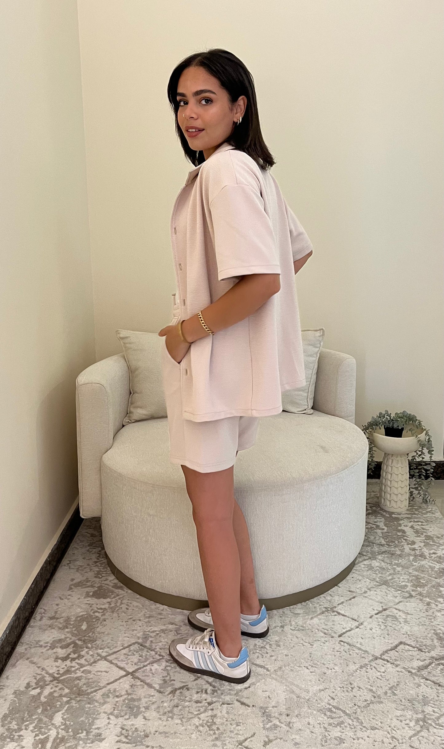 Aura Chemise Beige - Women