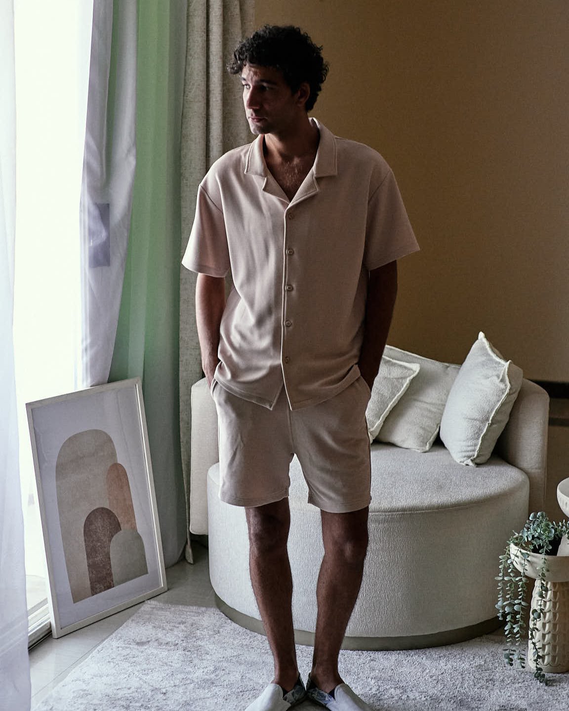 LAX Shorts Beige