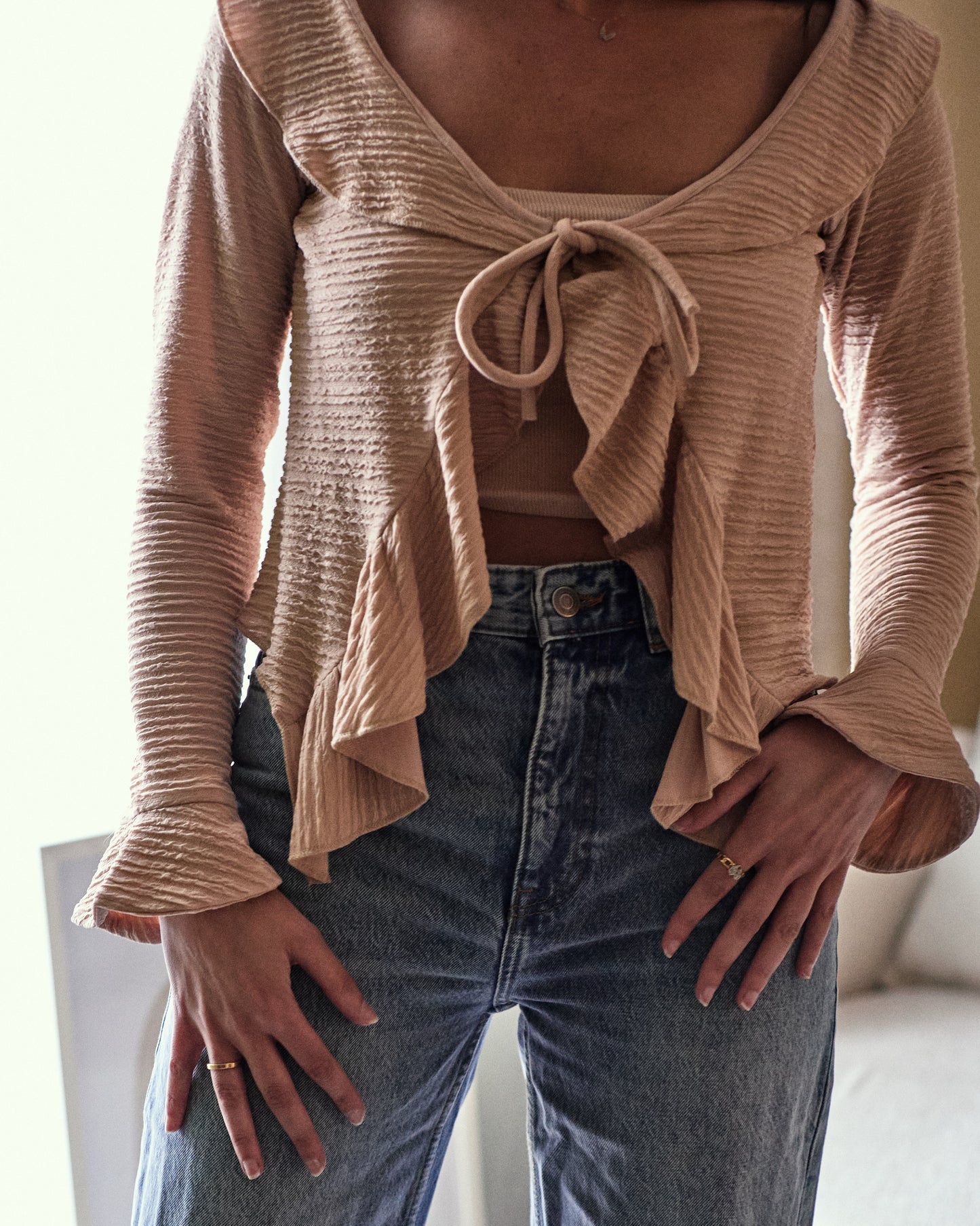 Good Times Top Beige